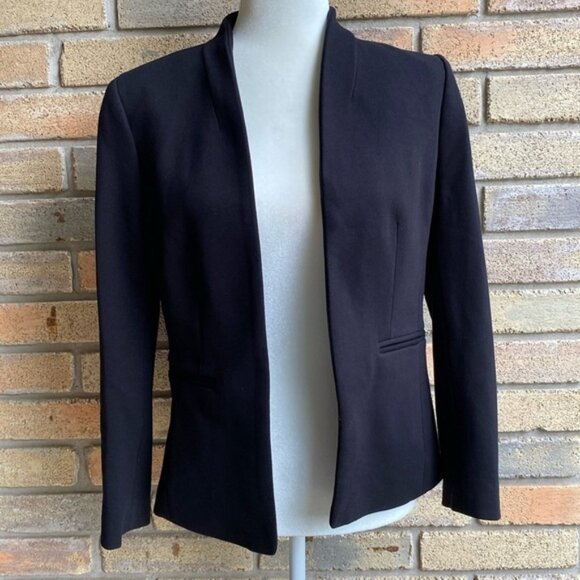 J.Crew 365 Stretch Twill Blazer Going Out Jacket Size 8 Black - Picture 4 of 16